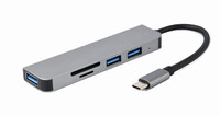 USB3 HUB 4 Port Gembird UHB-CM-CRU3P1U2P2-01 Bk