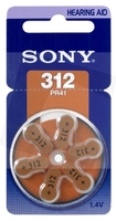 Elem PR41 Sony PR312D6N hallókészülék elem 6db/csomag