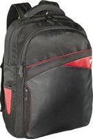 V7 Edge Laptop Backpack fekete/piros hátizsák