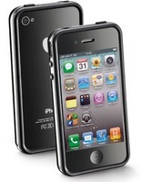 Táska Cellularline Mobile Tok Bumper iPhone4 BK
