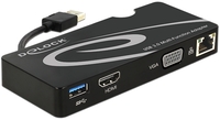 NB x Dokkoló Univerzális USB3.0 HDM VGA Gbe Delock 62461