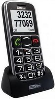 Maxcom MM461BB fekete mobiltelefon extra nagy gombokkal, vészhívóval
