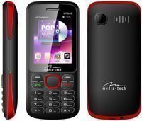Media-Tech MT846KR Dual SIM fekete/piros mobiltelefon