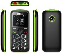 Maxcom MM560 extra nagy gombos mobiltelefon, fekete/zöld