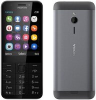 Nokia 230 Dual SIM telefon, sötétszürke