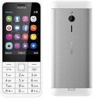 Nokia 230 Dual SIM telefon, világosszürke