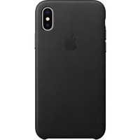 Apple iPhone X Leather Case Black mqtd2