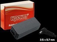 WPower Asus EEE PC 1005HA, 1008HA 40W 19V 2.1A 2,5x0,7mm utángyártott notebook töltő