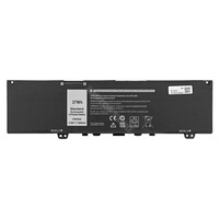 NB DELL x Akku Utángyártott F62G0 11.4V 3166mAh 38Wh