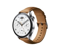 Okosóra Xiaomi Whatch S1 Pro BHR6417GL ezüst acéltok barna bőrsz