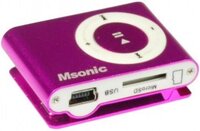 Msonic MM3610P MP3 Player, rózsaszín