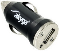 Adapter Autós 12V 1xUSB Akyga AK-CH-01