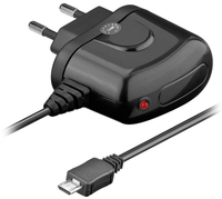 Adapter hálozati 1x microUSB 5V 2A Black Goobay 43651