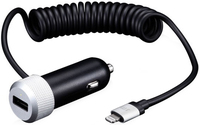 Adapter Autós 12V USB+Lightning  JustMobile Hihgway Duo
