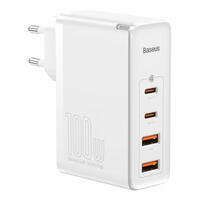 Adapter 2xUSB+2xUSB-C Baseus GaN2 Pro 100W White CCGAN2P-L02