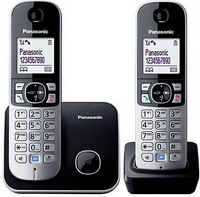 Panasonic telefon DECT KX-TG6812PDB DUO Black