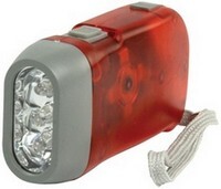 Izzó LED kézi lámpa 3LED dinamós TORCH-L-BOX01