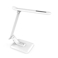 Izzó asztali Lámpa Platinet 12W+6W USB töltő White PDL70
