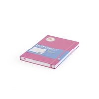 Sketchbook A5, rajzfüzet Leuchtturm new pink