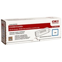 Oki C3200 toner cyan ORIGINAL 3K leértékelt