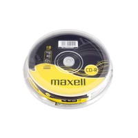 CD-R 700MB 52-56x cake box 10 db/doboz, Maxell