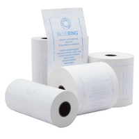 Hőpapír 57 mm széles, 50fm hosszú, cséve 12mm, 10 tekercs/csomag, ( 57/63 ) BPA mentes Bluering®