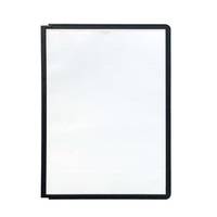 Bemutatótábla panel, A4, 5 db/csomag, Durable Sherpa fekete Bemutatótábla panel, A4, 5 db/csomag, Durable Sherpa fekete