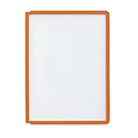 Bemutatótábla panel, A4, 5 db/csomag, Durable Sherpa narancs