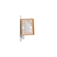 Bemutatótábla tartó, Durable Vario® Magnet Wall 5, narancssárga