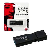 Pendrive 64Gb. USB 3.0 Kingston fekete