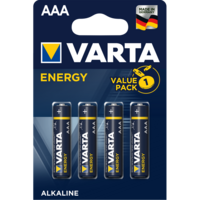 Elem AAA mikro LR03 Energy 4 db/csomag, Varta