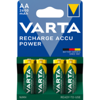 Elem tölthető akku AA ceruza 2600 mAH Power 4 db/csomag, Varta