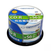 CD-R 700MB 52-56x cake box 50 db/doboz, Esperanza