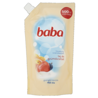 Folyékony szappan utántöltő 500 ml Baba Tej és Gyümölcs illat