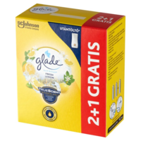 Légfrissítő utántöltő 3 x 10 ml 2+1 Glade® Touch&Fresh friss citrom