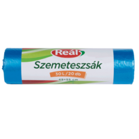 Szemeteszsák 30 liter 49 x 55 cm 20 db/tekercs Reál kék