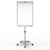 Flipchart tábla mobil 70x100cm, mágneses alukeretes görgős gurítható Evo