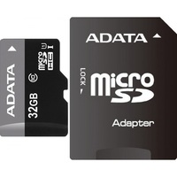 ADATA 32GB SD micro (SDHC Class 10) (AUSDH32GUICL10-RA1) memóriakártya adapterrel
