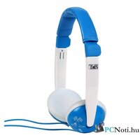 TnB CSKIDBL kék gyerek fejhallgató hangerőszabályzóval