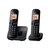 Panasonic KX-TGC212PDB DUO DECT hívásazonosítós fekete vezetéknélküli telefon Panasonic KX-TGC212PDB DUO DECT hívásazonosítós fekete vezetéknélküli telefon