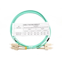 Optic 2m SC/UPC - SC/UPC MM 50/125 OM3 LSOH DLX Optikai patch kábel