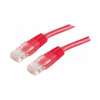 PRC UTP CAT5E 0,5m piros patch kábel