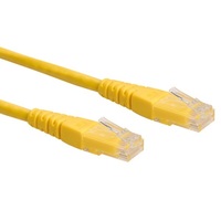 PRC UTP CAT5E 0,5m sárga patch kábel