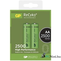 GP ReCyko+ AA 2500mAh ceruza akku 2db/bliszter