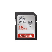 Sandisk 16GB SD ( SDHC Class 10) Ultra UHS-1 memória kártya