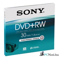 Sony DPW30A 8cm, 30 perc DVD+RW lemez