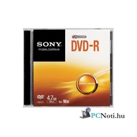 Sony DMR47SS DVD-R 4.7 GB 16x slim tok lemez