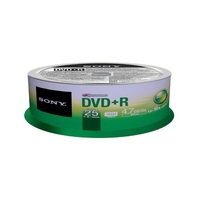 Sony 25DPR47SP DVD+R 4.7 GB 16x cake box lemez 25db/csomag