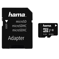 Hama 00124138 16GB SD micro (SDHC Class 10 UHS-I) memóriakártya adapterrel Hama 00124138 16GB SD micro (SDHC Class 10 UHS-I) memóriakártya adapterrel