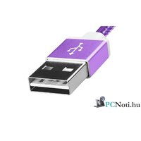 ADATA Sync and Charge USB  - micro USB lila töltő/adatkábel